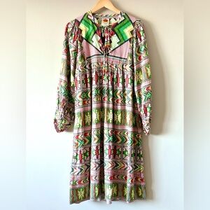 FARM Rio Printed Boho Midi Dress – Size L